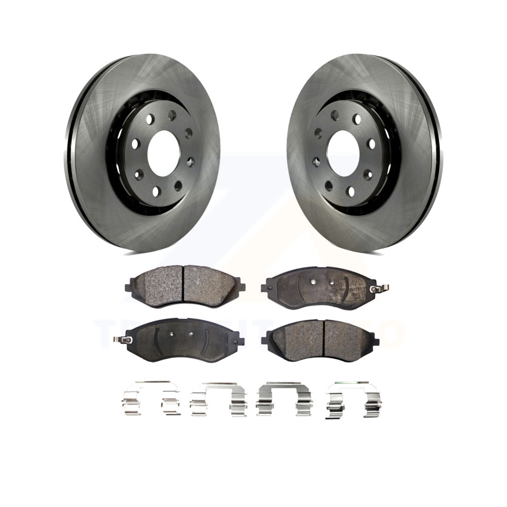 Front Brake Rotor And Ceramic Pad Kit For Chevrolet Aveo Spark Aveo5 Ev